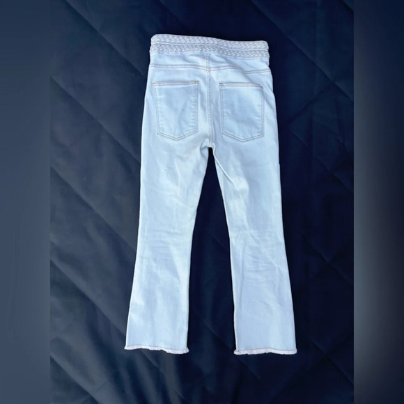 Veronica Beard Braided Flare JeansSize 27Wash Belize - Picture 4 of 7